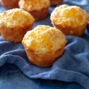 muffins de queijo