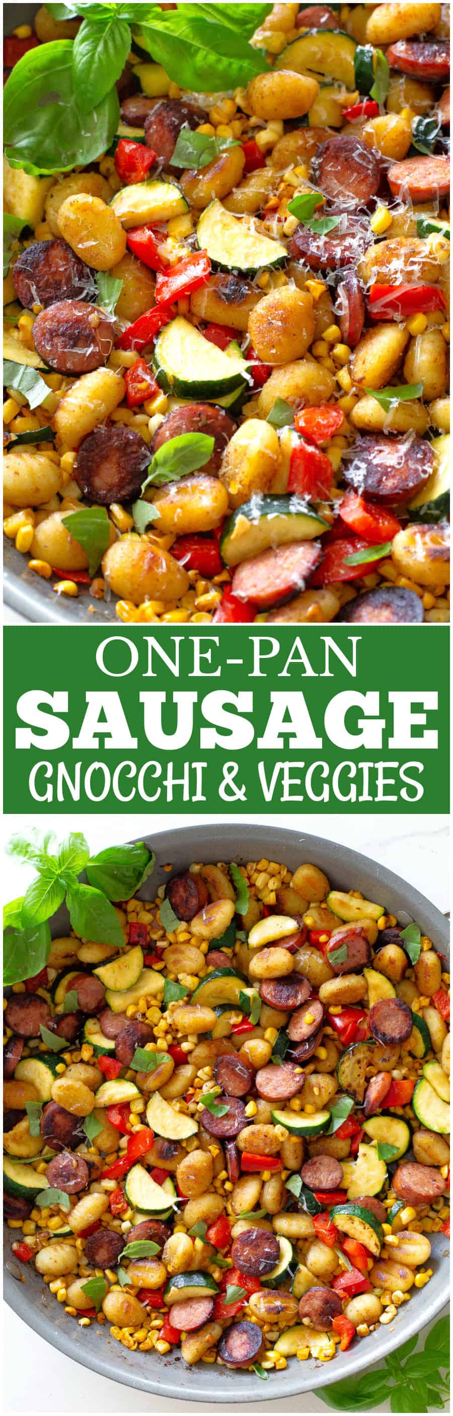 Nhoque de Salsicha One-Pan e Legumes 