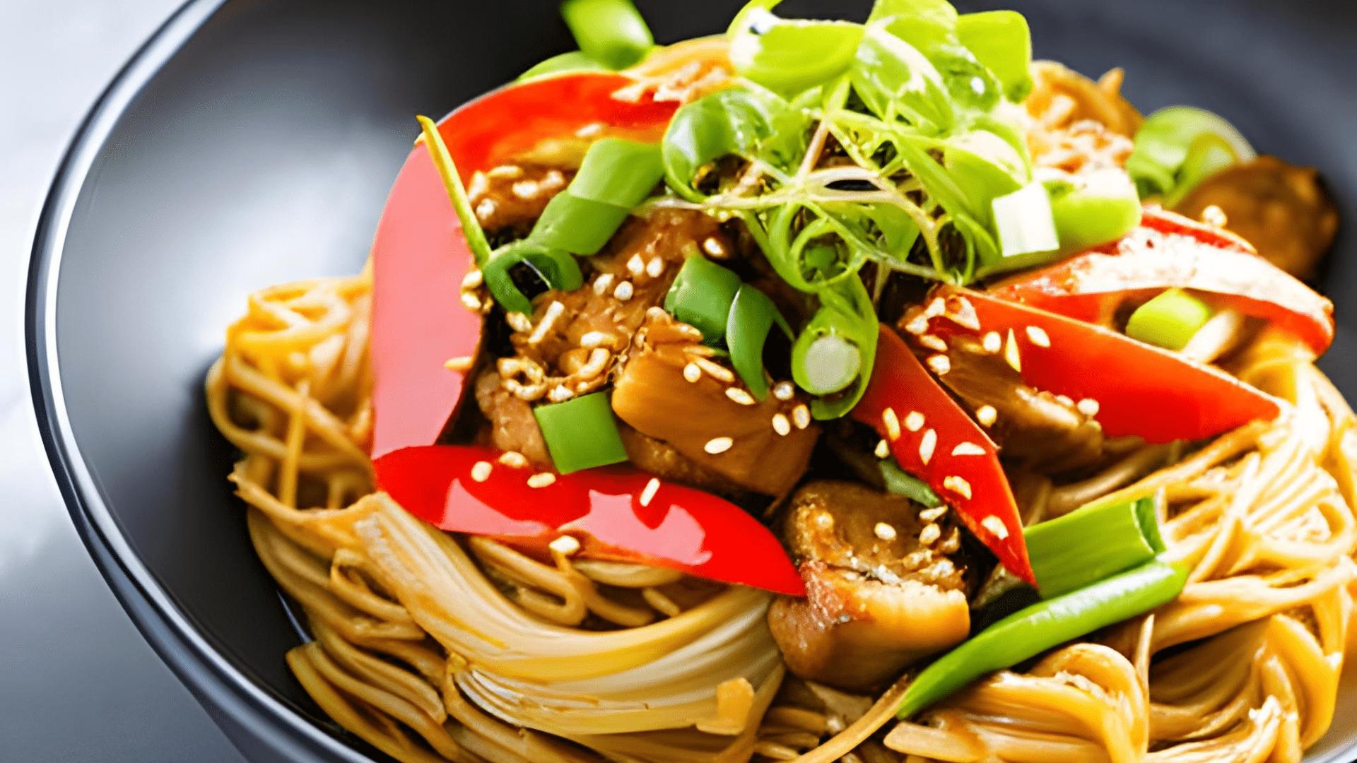 Yakisoba de legumes