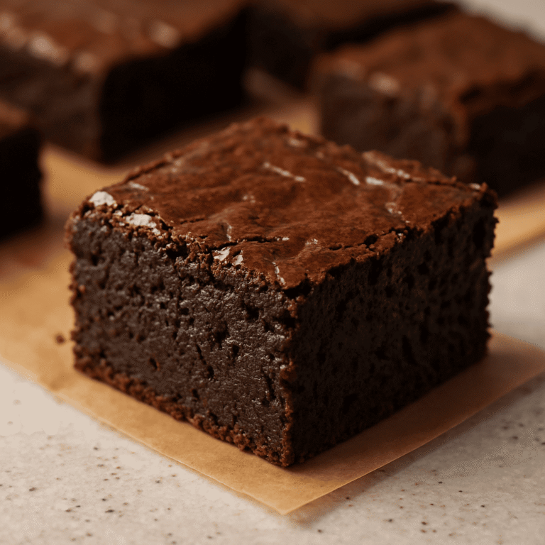 Brownie de Chocolate Cremoso Fácil