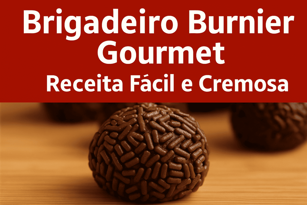 Brigadeiro Burnier Gourmet – Receita Fácil e Cremosa